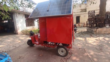 Retrofitted Solar-Powered E-Rickshaw: Technical Specifications & Features