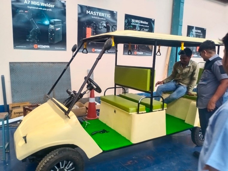 Retrofitted Electric Passenger Cart – Technical Specifications & Features