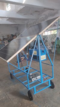 Retrofitted Solar-Powered Agricultural Processing Unit